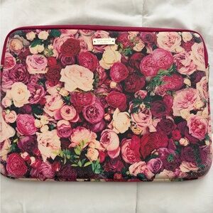 Kate Spade Pink and Cream Floral Case lap top